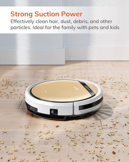 ILIFE V5s Plus Robot Vacuum and Mop Combo with Wi-Fi/App/Alexa, Automatic Self-Charging Robotic Vacuum Cleaner, Slim and Quiet, Cleans Hard Floors Carpets and Pet Hair (V5s Pro Upgrade Version) | Remote, App & Voice Control, Automatic Self-Charging, Sl...