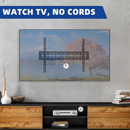 TV Wire Hider Kit for Wall Mount TV, in Wall Cable Management Kit, Includes 2 Pass Throughs and Hole Saw Drill Attachment for Easy Install（Off-White）