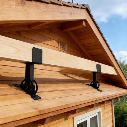 4 Pcs 4“x 4”Heavy Duty Roof Riser Brackets Kit | Adjustable Height Angle Pergola Brackets|Roof Riser Beam Bracket for Gazebos|Carports|and Patios