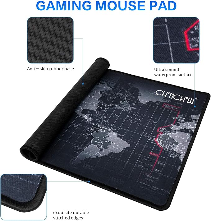 Gaming LED Keyboard Mouse Headset and Mousepad Bundle,Wired Rainbow | LED Light Up Gaming Keyboard Mouse Headset, Value 4 In 1 Game Set for Xbox PS4 PS5 PC Laptop Gamer