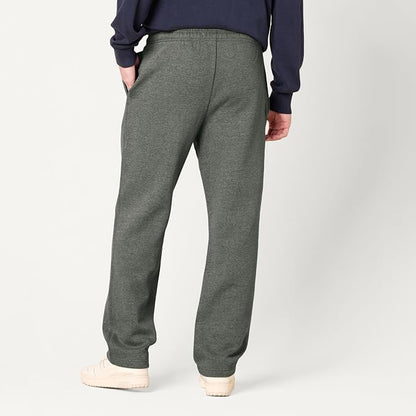 Amazon Essentials Men's Relaxed Straight Leg Fleece Open Bottom Sweatpant (Available in Big & Tall)