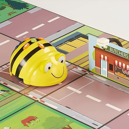 Basic Programming: See & Say Bee-Bot Floor Robotics - Coding & Directional Control for Beginner Learners (1-PCS)