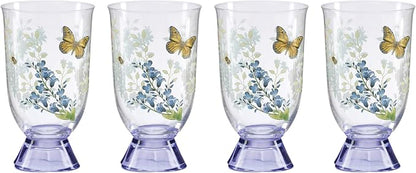 Lenox 897831 Butterfly Meadow Herbs Tall Tumblers, Set Of 4