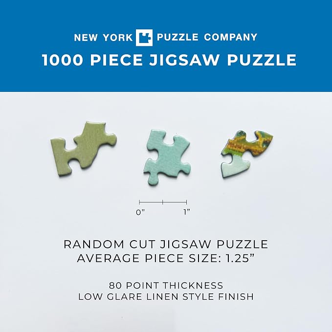 New York Puzzle Company - Loré Pemberton Wind Ridge Cottage - 1000 Piece Jigsaw Puzzle for Adults by Loré Pemberton