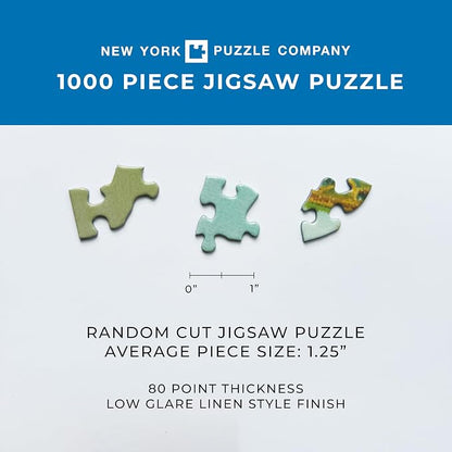 New York Puzzle Company - Loré Pemberton Wind Ridge Cottage - 1000 Piece Jigsaw Puzzle for Adults by Loré Pemberton
