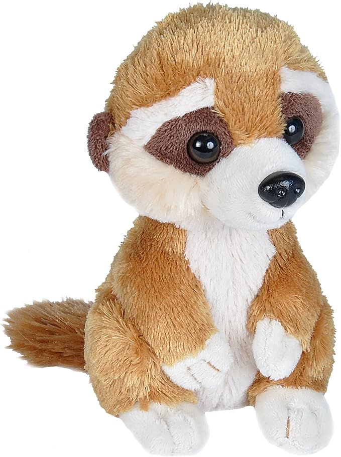 Wild Republic Meerkat Plush, Stuffed Animal, Plush Toy, Gifts for Kids, Hug’Ems 7