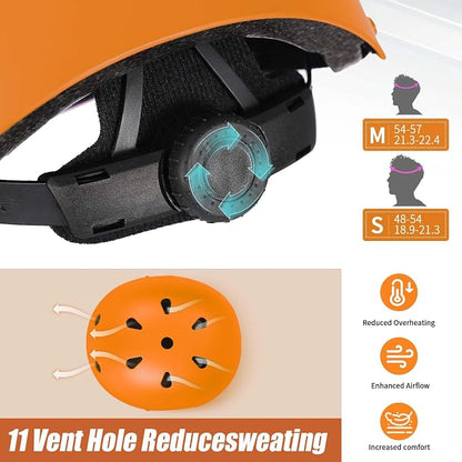 Kids Bike Helmet Set Adjustable Helmet for Ages 3-15 Kids Toddler Boys Girls Youth, Multi-Sport Bicycle Skateboarding Football Rollerskating Scooter Rollerblade Balance Bike Helmets