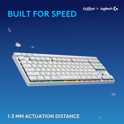Logitech G515 TKL Wired Gaming Keyboard (Tactile) - Genshin Impact Edition | Low profile, gaming, LIGHTSYNC RGB, thin design, double-shot PBT keycaps, mechanical switches