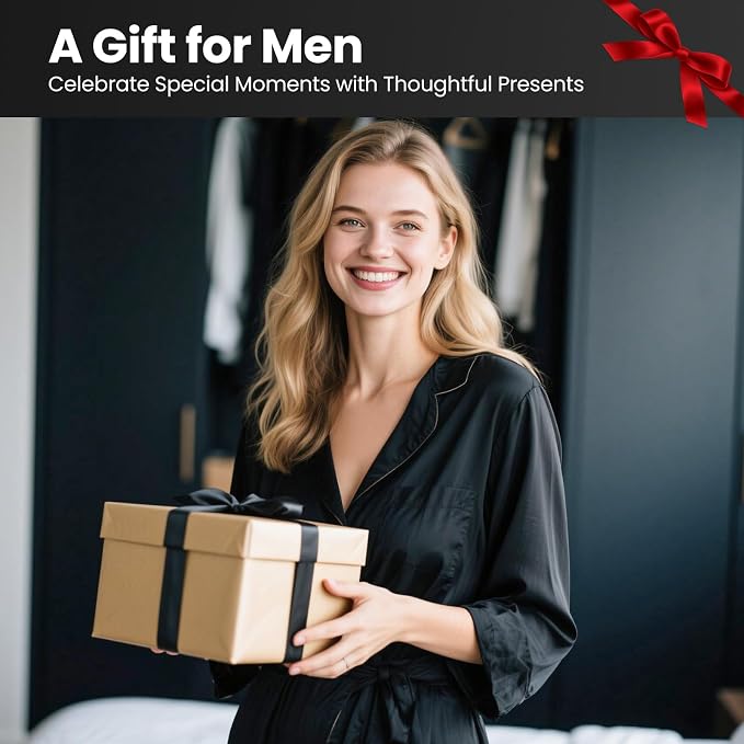 EXIN DECHEN Cologne Organizer for Men,Birthday Gifts for Men,Walnut Color | Easy Installation,360° Rotating,Boyfriend Husband Dad Gift Ideas,Mens Accessories for Desk,Bathroom Countertop,Vanity,Dresser
