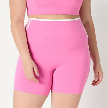Amazon Essentials Women's Active FormFlex Buttery Soft High Waist Biker Shorts