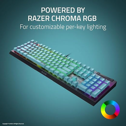 Razer BlackWidow V4 X Mechanical Gaming Keyboard, Zenless Zone Zero Edition | Green Switches Tactile & Clicky, 6 Macro Keys, Chroma RGB, Doubleshot ABS Keycaps, Sound Dampening & Stabilizers