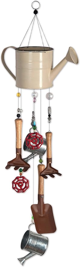 Sunset Vista Designs Gardening Time Chime, 30-Inch