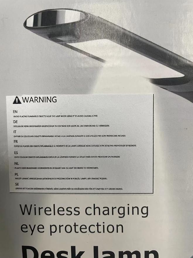 LED Desk Lamp with Wireless Charger, USB Charging Port, Stepless dimmable brightness, 3 Color Modes, Desk Lamps for Home Office, Table Lamp Eye Caring Reading Light, Gesture Control desk light