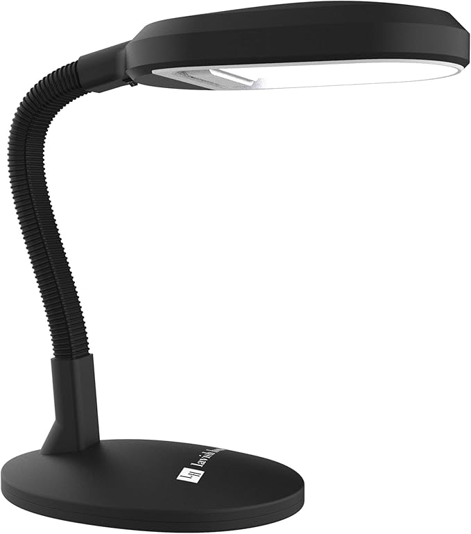 Lavish Home 72-0893 Natural Sunlight Desk Lamp with Adjustable Gooseneck Arm - Great for Reading and Crafting