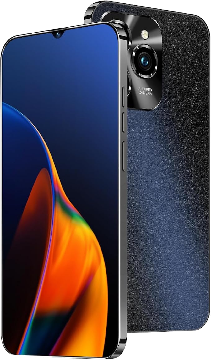Unlock Phone, 4G Network Android Phone, 6.3-inch Screen, 2GB RAM+16GB ROM/TF 128GB, Dual SIM Cards, Dual Cameras, Suitable for Novice Users (83dark)