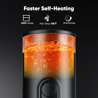 Portable Espresso Machine for Travel, Self-Heating Coffee Maker Works with Capsules & Ground Coffee, Type-C Rechargeable for Outdoor Camping Car RV Business Trips