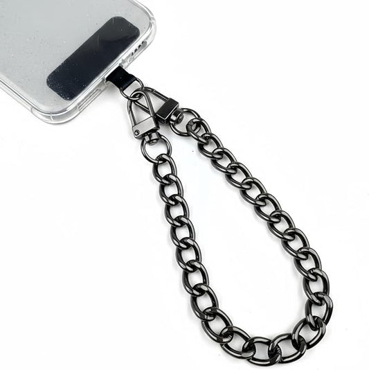 Metal Phone Wrist Lanyard Lightweight Aluminum Cellphone Strap Wristlet Classic Metal Phone Chain for Women and Men