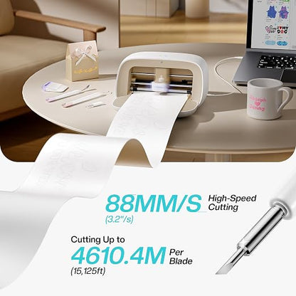 Likcut Vinyl Cutter Machine S501 - AI Smart Sticker Maker for Vinyl & Paper Crafts, AI Image Generation Portable Plotter DIY Cutting Machine for Craft & Party, Custom Stickers, Crafts for Adults