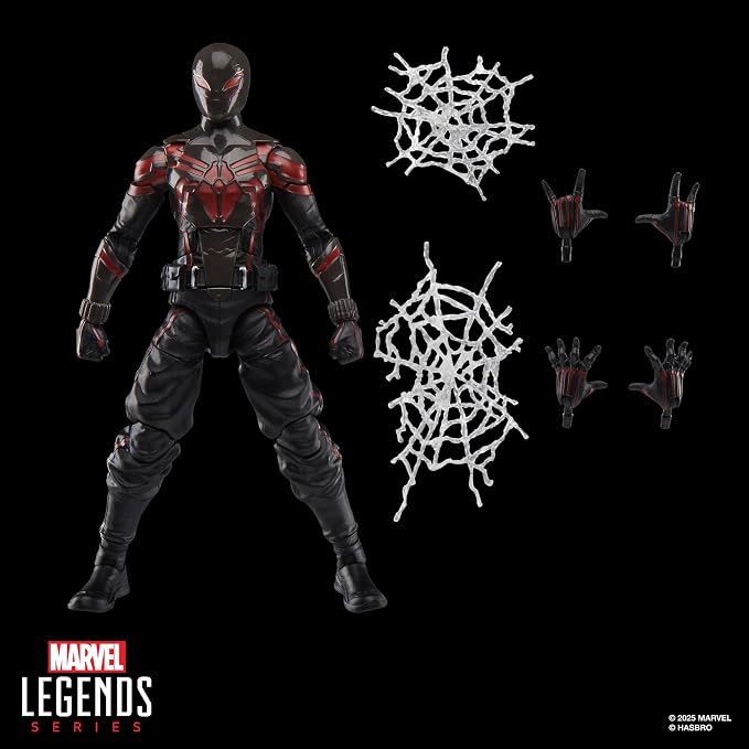 Marvel Legends Series Gamerverse Miles Morales Brooklyn 2099 Suit, Spider-Man 2 Video Game -Inspired Collectible 6 Inch Action Figure