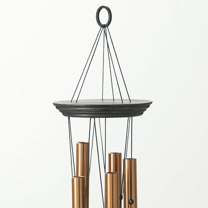 Woodstock Wind Chimes My Butterfly Chime, Bronze Aluminum Tubes, Small 21-Inch, Light Airy Sound Wind Chime for Outdoor Decor for Garden