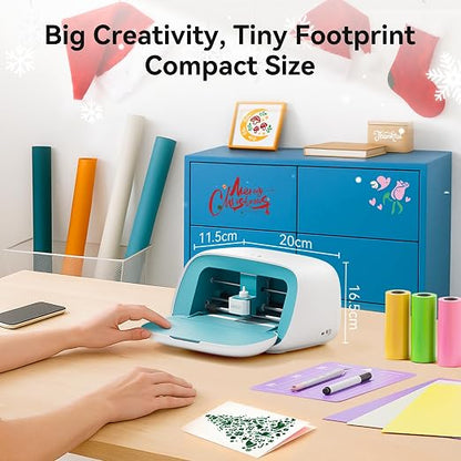 Likcut Vinyl Cutter Machine - AI Smart Sticker Maker S501 for DIY Joy, AI Image Generation Portable Sticker Cutter for Crafting Beginner for Home & School Decor, Custom Stickers, Crafts for Adults