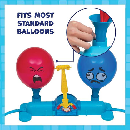 Rump Race Family Game Night - Balloon Popping Battle Board Game - Party Game - The Race is On to Pop Your Opponents Balloon - Bounce Your Balloon Off - Ages 8+