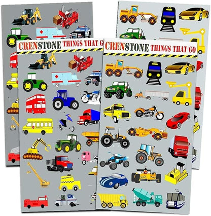Disney Cars and Trucks Coloring Book Set for Kids - Things That Go Bundle with Coloring Pages, Stickers, Plus More | Coloring Activities for Boys, Girls