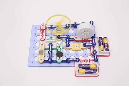 STEM Electronic Circuit Kit for Kids, Over 201 Projects, Physics Circuit Maker Kit, Science Experiment Educational Toy for Boys & Girls Ages 8+ (Mixed Color, 201)