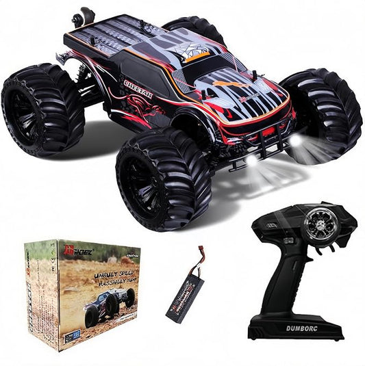 JLBRACINGRC 1/10 Brushless RC Car for Adults,Fast 50+ mph High Speed RTR RC Truck, 4WD Offroad Monster Truck, 2.4GHZ Radio Controlled Electric Remote Control Car, IPX7 Waterproof Racing Vehicle