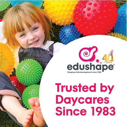 Edushape First Birthday Gift Set - Baby Musical Instruments & Toddler Music Set - Music Toys Baby Gift – Includes Hand Drum, Rain Stick, Shakers, Bell - Interactive Toddler Music Toys for Toddlers 1-3