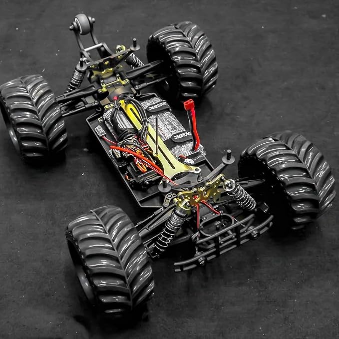 JLBRACINGRC 1/10 Brushless RC Car for Adults,Fast 50+ mph High Speed RTR RC Truck, 4WD Offroad Monster Truck, 2.4GHZ Radio Controlled Electric Remote Control Car, IPX7 Waterproof Racing Vehicle