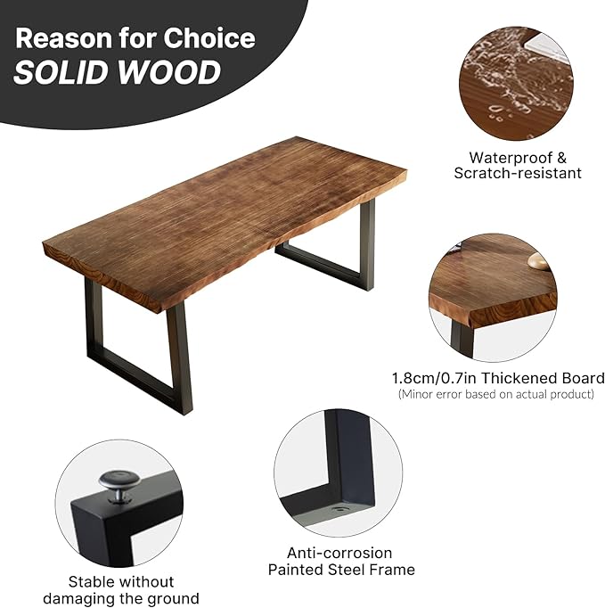 Desk / 55 inches,Solid Wood Desk Classical Style Home Office Desks/New Chinese Style Computer Table/Wooden Desk/Brown Desk
