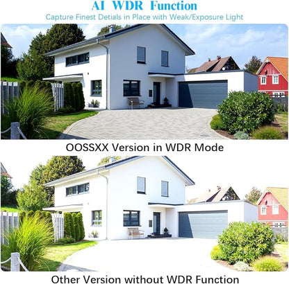 (2026 Update) 5MP PT Wireless Security Camera System with AI Human Tracking, Dual-Band 2.4G&5G WiFi, 130° Wide Angle, 2-Way Audio, No Monthly Fee, Outdoor Home Security Kit
