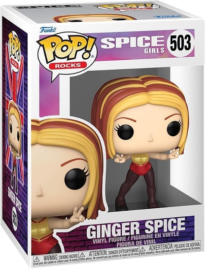 Funko Pop! Rocks: Spice Girls - Ginger Spice - (Wannabe) - Collectable Vinyl Figure - Gift Idea - Official Merchandise - Toys for Kids & Adults - Music Fans - Model Figure for Collectors and Display