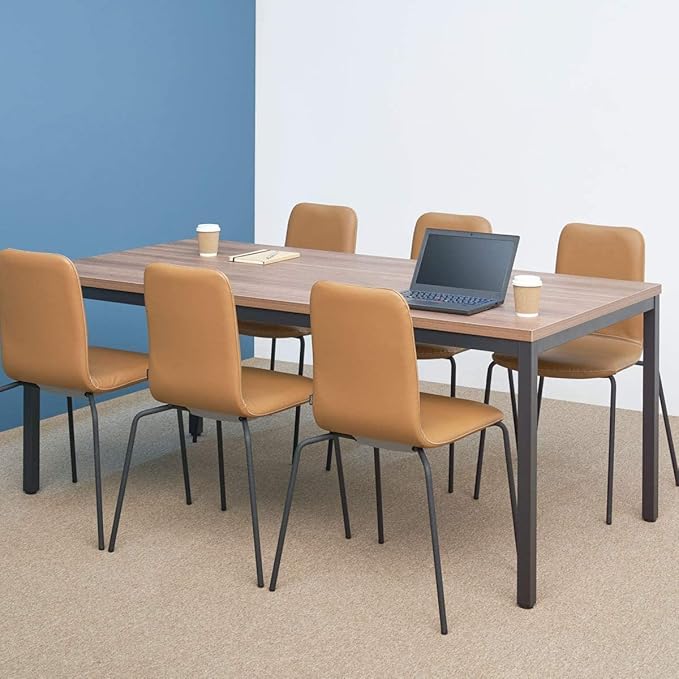 BAST BOARD 30x59 Inches - Brown Minimalist Desk for Home Office or Gaming