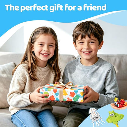 36 PCS Mini Building Blocks Sets Party Favors for Kids 4-8, Small Ocean Animals Building Blocks Sets for Goodie Bag Stuffers, Prize Box Toys for Kids Classroom, Classroom Prizes