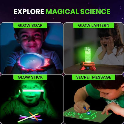 Smartivity Glow Magic Science Kit for Kids Ages 6-7-8-9-10-11-12 Years | 20 Amazing Science Experiments I Birthday Gifts for Boys & Girls | STEM Kit Toy for 6-12 Years Old