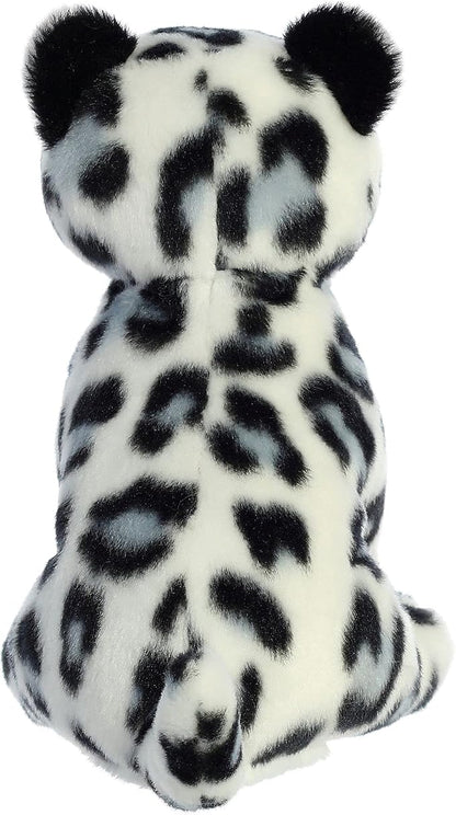 Aurora® Responsibly Made Eco Nation™ Snow Leopard Stuffed Animal - Ideal for Playtime Adventures - Perfect for Birthdays or Just Because - White 7.5 Inches