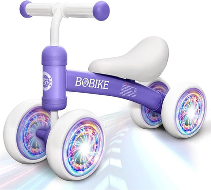 Baby Balance Bike Toys for 12-36 Months Kids Toy Boy and Girls Gifts Toddler Best First Birthday Gift Children Walker No Pedal Infant 4 Wheels Bicycle