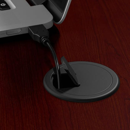 Bush Furniture Cabot L Shaped Computer Desk in Harvest Cherry | Corner Table with Drawers for Home Office