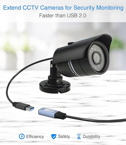 BlueRigger USB 3.0 Extension Cable 10FT (5 Gbps USB Extender Cord) - Long USB Extension Cable for Webcam, VR Headset, Printer, Hard Drive, Keyboard, Mouse