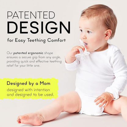 Silicone Baby Teething Toys - Baby teether for Infants, Toddlers, Newborns, CPSIA Certified, FDA Formulated Material