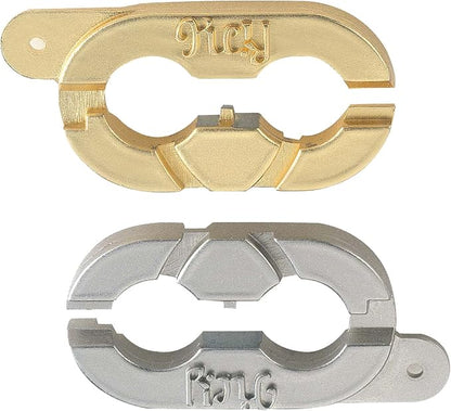 Bepuzzled Keyring Hanayama Cast Metal Brain Teaser Puzzle (Level 2) Puzzles For Kids & Adults Ages 12 & Up