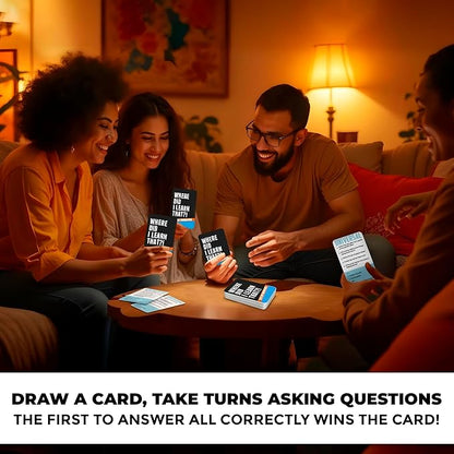QUOKKA Trivia Card Games for Adults with 500 Questions – Party Board Games for Adults, Teens and Families – Trivia Cards with Answers in General Knowledge – Fun Game for Family Game Night