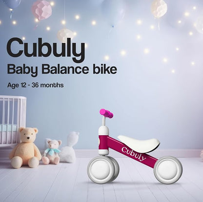 Baby Balance Bike for 1-3 Year – First Birthday Boy Girl Gifts 12-36 Month Mini Bike|Colorful Lighting Wheels|Ride on Toys |Toddler Balance Bike 1-3 Indoor/Outdoor Bike