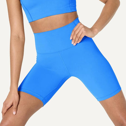 Amazon Essentials Women's Active FormFlex Buttery Soft High Waist Biker Shorts