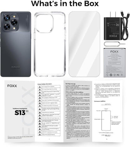S13 108MP AI Triple Camera, 32MP Front, 50MP Ultra-Wide, 8MP Macro, Android 14 Smartphone, 6.67" FHD+ AMOLED 120Hz, 12GB+256GB, 5000mAh, 33W Charging, Dual SIM, Fingerprint & AI Face Cell Phone