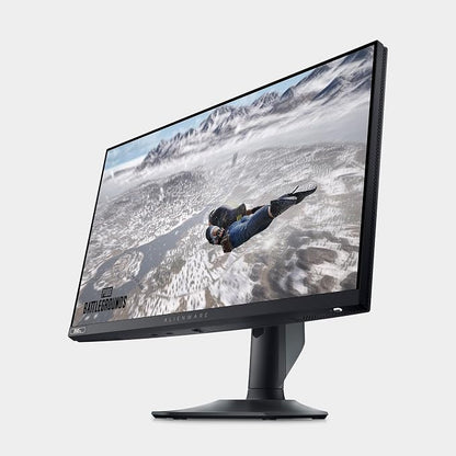 Dell 24 Monitor AW2524HF, FHD Fast IPS, 0.5ms, AMD FreeSync Premium | 400 cd/m² Brightness, Anti-Glare, 99% sRGB, Height Adjust 4.3in, Pivot, Swivel, VESA Adaptive-Sync, USB 3.2 Hub