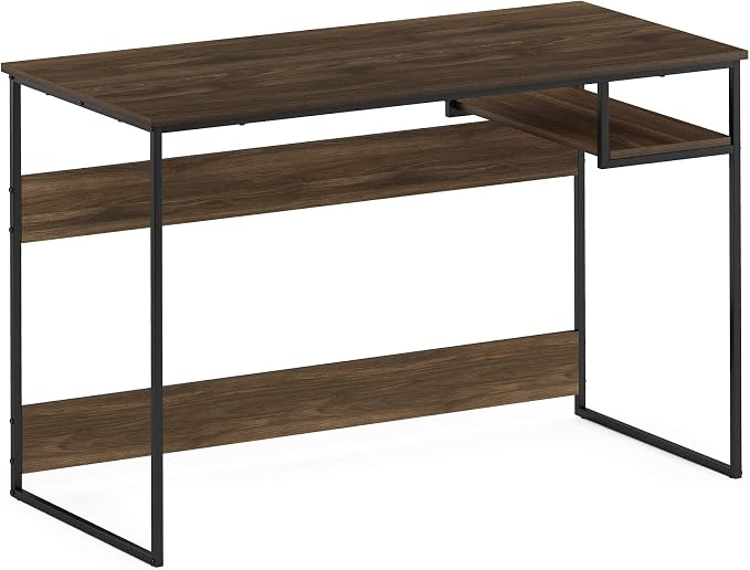FURINNO Moretti Lifestyle Study Desk, 45 Inches, Columbia Walnut