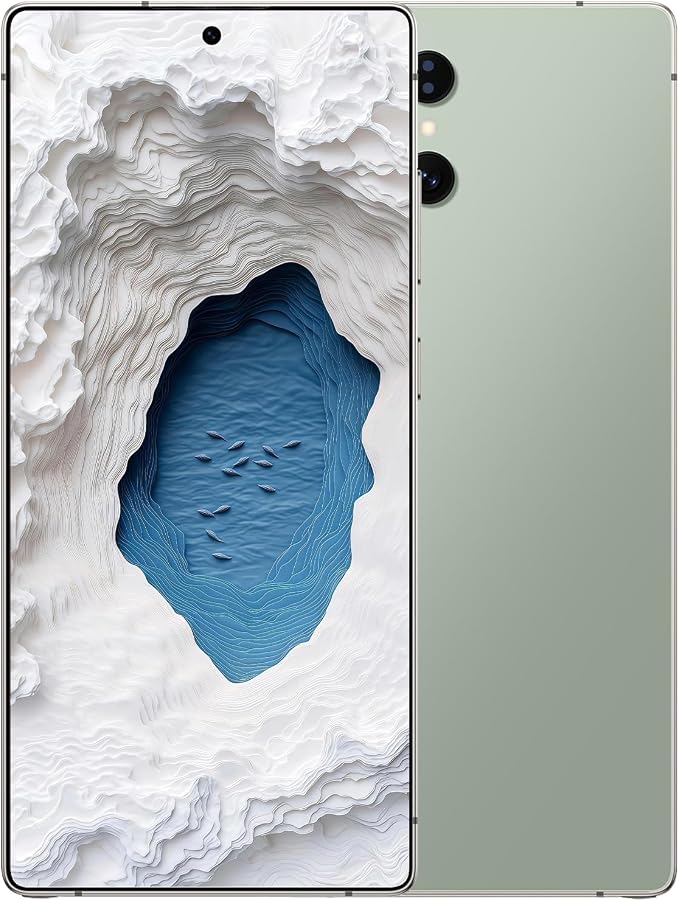 I25 Ultra Unlocked Cell Phone, 7.2" FHD+ Screen 8GB+256GB Smartphone, 8000mAh Battery Unlocked Phone, Built-in S Pen, AI 108MP Camera, US 1 Yr Warranty - Green